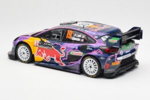 Ford Puma Rally1 #19 S. Loeb / I. Galmiche Rally Monte Carlo Winner 2022 IXO 1:18 18RMC110 Metall – Bild 5 von 6
