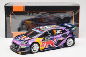 Ford Puma Rally1 #19 S. Loeb / I. Galmiche Rally Monte Carlo Winner 2022 IXO 1:18 18RMC110 Metall – Bild 6 von 6