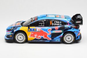 Ford Puma Rally1 #8 O. Tanak / M. Jarveoja 3rd Rally Central Europe 2023 IXO 1:18 18RMC187 Metall – Bild 3 von 6