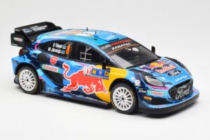 Ford Puma Rally1 #8 O. Tanak / M. Jarveoja 3rd Rally Central Europe 2023 IXO 1:18 18RMC187 Metall – Bild 4 von 6