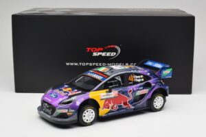 Ford Puma Rally1 #42 C. Breen / P. Nagle M-Sport Ford Rally Italia Sardegna 2022 TopSpeed 1:18 TS0491 Metall – Bild 6 von 6