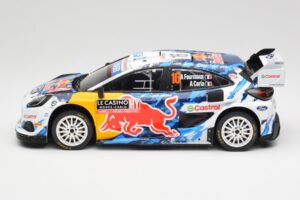 Ford Puma Rally1 WRC #16 A. Fourmaux / A. Coria Rally Monte Carlo 2024 IXO 1:18 18RMC198 Metall – Bild 3 von 6