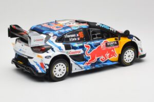 Ford Puma Rally1 WRC M-Sport #16 A. Fourmaux / A. Coria Safari Rally Kenya 2024 IXO 1:18 18RMC207 Metall – Bild 2 von 6