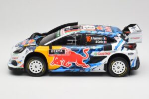 Ford Puma Rally1 WRC M-Sport #16 A. Fourmaux / A. Coria Safari Rally Kenya 2024 IXO 1:18 18RMC207 Metall – Bild 3 von 6