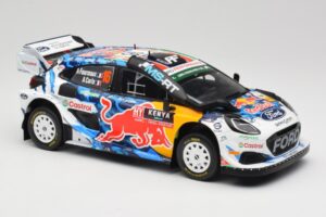 Ford Puma Rally1 WRC M-Sport #16 A. Fourmaux / A. Coria Safari Rally Kenya 2024 IXO 1:18 18RMC207 Metall – Bild 4 von 6
