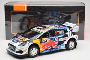 Ford Puma Rally1 WRC M-Sport #16 A. Fourmaux / A. Coria Safari Rally Kenya 2024 IXO 1:18 18RMC207 Metall – Bild 6 von 6
