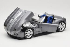 Shelby Cobra Cabriolet Grey Metallic Hot Wheels 1:18 G7220 Metall – Bild 2 von 8
