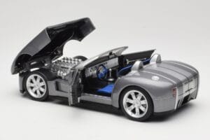 Shelby Cobra Cabriolet Grey Metallic Hot Wheels 1:18 G7220 Metall – Bild 5 von 8