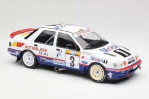 Ford Sierra RS Cosworth 4x4 #3 M. Biasion / T. Siviero Rally Monte Carlo 1992 MCG 1:18 MCG18355R Metall – Bild 4 von 6