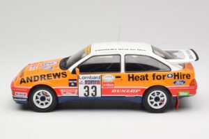 Ford Sierra RS Cosworth #33 R. Brookes RAC Rally 1989 IXO 1:18 18RMC115 Metall – Bild 3 von 6
