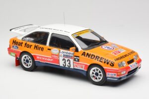 Ford Sierra RS Cosworth #33 R. Brookes RAC Rally 1989 IXO 1:18 18RMC115 Metall – Bild 4 von 6