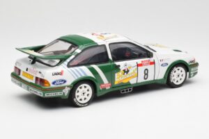 Ford Sierra RS Cosworth #8 D. Auriol / B. Occelli Rally Tour de Corse 1988 AUTOart 1:18 88812 Metall – Bild 3 von 8
