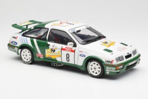 Ford Sierra RS Cosworth #8 D. Auriol / B. Occelli Rally Tour de Corse 1988 AUTOart 1:18 88812 Metall – Bild 6 von 8