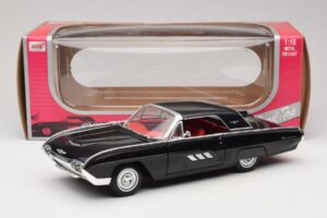 Ford Thunderbird Schwarz Anson 1:18 30344 Metall – Bild 8 von 8