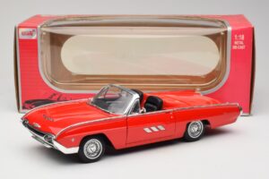 Ford Thunderbird Cabriolet Rot Anson 1:18 30334 Metall – Bild 8 von 8