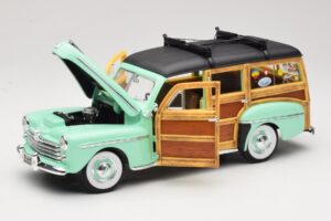 Ford Woody Panel Wagon Mintgrün Road Signature 1:18 20028 Metall – Bild 2 von 8