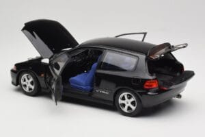 Honda Civic SiR II EG6 VTEC Schwarz LCD 1:18 LCD18018-BL Metall – Bild 5 von 9