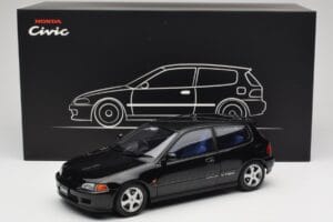 Honda Civic SiR II EG6 VTEC Schwarz LCD 1:18 LCD18018-BL Metall – Bild 9 von 9
