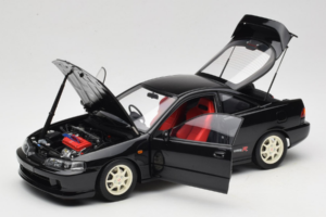Honda Integra Type R DC2 Pre-Facelift Flamenco Black Pearl MotorHelix 1:18 M85203 Metall – Bild 2 von 8