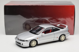 Honda Integra Type R DC2 Pre-Facelift Vogue Silver Metallic MotorHelix 1:18 M85202 Metall – Bild 8 von 8