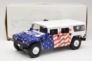 Hummer H1 AM General Gore-Lieberman Humvee America Exoto 1:18 1807 Metall – Bild 8 von 8