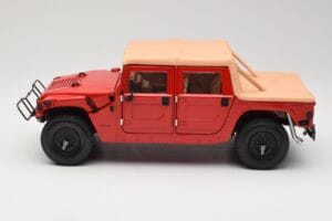 Hummer H1 Soft Top Rot Exoto 1:18 01805 Metall – Bild 4 von 8