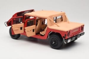 Hummer H1 Soft Top Rot Exoto 1:18 01805 Metall – Bild 5 von 8