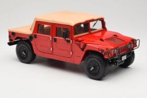 Hummer H1 Soft Top Rot Exoto 1:18 01805 Metall – Bild 6 von 8
