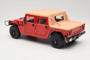 Hummer H1 Soft Top Rot Exoto 1:18 01805 Metall – Bild 7 von 8