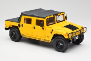 Hummer H1 Soft Top Gelb Maisto 1:18 56041 Metall – Bild 6 von 8