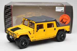 Hummer H1 Soft Top Gelb Maisto 1:18 56041 Metall – Bild 8 von 8