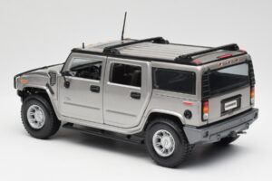 Hummer H2 Silber Maisto 1:18 7449569 Metall – Bild 7 von 8