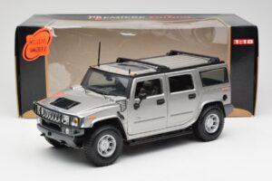 Hummer H2 Silber Maisto 1:18 7449569 Metall – Bild 8 von 8