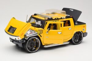 Hummer H2 SUT Concept Gelb Maisto 1:18 31067 Metall – Bild 2 von 8