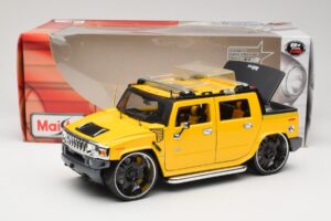 Hummer H2 SUT Concept Gelb Maisto 1:18 31067 Metall – Bild 8 von 8