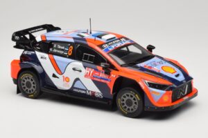 Hyundai i20 N Rally1 #8 Hyundai Shell Mobis WRT O. Tanak / M. Jarveoja Rally Chile 2024 IXO 1:18 18RMC223 Metall – Bild 4 von 6