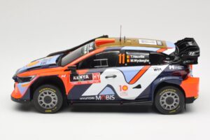 Hyundai i20 N Rally1 WRC Hybrid #11 T. Neuville / M. Wydaeghe Safari Rally Kenya 2024 IXO 1:18 18RMC208 Metall – Bild 3 von 6