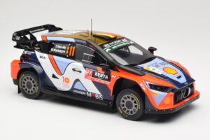 Hyundai i20 N Rally1 WRC Hybrid #11 T. Neuville / M. Wydaeghe Safari Rally Kenya 2024 IXO 1:18 18RMC208 Metall – Bild 4 von 6