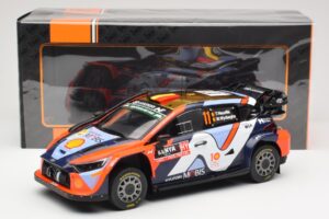 Hyundai i20 N Rally1 WRC Hybrid #11 T. Neuville / M. Wydaeghe Safari Rally Kenya 2024 IXO 1:18 18RMC208 Metall – Bild 6 von 6