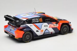 Hyundai i20 N Rally1 #11 T. Neuville / M. Wydaeghe Rally Japan WRC World Champion 2024 IXO 1:18 18RMC228 Metall – Bild 2 von 6