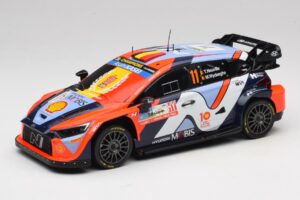 Hyundai i20 N Rally1 #11 T. Neuville / M. Wydaeghe Rally Japan WRC World Champion 2024 IXO 1:18 18RMC228 Metall