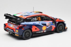 Hyundai i20 N Rally1 WRC #11 T. Neuville / M. Wydaeghe Central European Rally Winner 2023 IXO 1:18 18RMC193 Metall – Bild 2 von 6