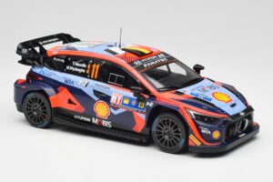 Hyundai i20 N Rally1 WRC #11 T. Neuville / M. Wydaeghe Central European Rally Winner 2023 IXO 1:18 18RMC193 Metall – Bild 4 von 6