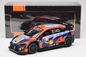 Hyundai i20 N Rally1 WRC #11 T. Neuville / M. Wydaeghe Central European Rally Winner 2023 IXO 1:18 18RMC193 Metall – Bild 6 von 6