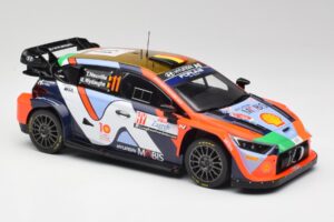 Hyundai i20 N Rally1 #11 T. Neuville / M. Wydaeghe Rally Croatia 2024 IXO 1:18 18RMC203 Metall – Bild 4 von 6