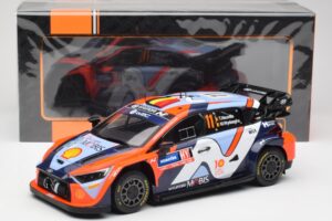 Hyundai i20 N Rally1 #11 T. Neuville / M. Wydaeghe Rally Sweden 2024 IXO 1:18 18RMC201 Metall – Bild 6 von 6