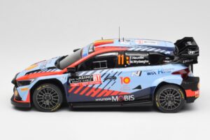 Hyundai i20 N Rally1 WRC #11 T. Neuville / M. Wydaeghe Rally Monte Carlo Winner 2024 IXO 1:18 18RMC194 Metall – Bild 3 von 6