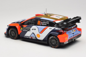 Hyundai i20 N WRC #16 A. Fourmaux / A. Coria Rally Monte Carlo 2025 IXO 1:18 18RMC230A Metall – Bild 5 von 6