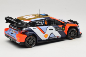 Hyundai i20 N WRC #16 A. Fourmaux / A. Coria Rally Monte Carlo Night Version 2025 IXO 1:18 18RMC230B Metall – Bild 2 von 6