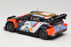 Hyundai i20 N WRC #16 A. Fourmaux / A. Coria Rally Monte Carlo Night Version 2025 IXO 1:18 18RMC230B Metall – Bild 5 von 6